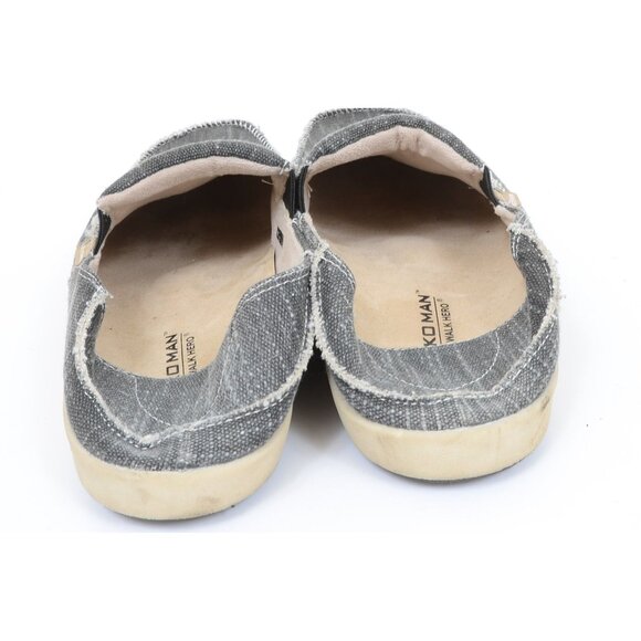 Gecko Man Mens 12 Slip On Canvas Loafers Arch Support Orthopedic Boat Shoes - Picture 7 of 11